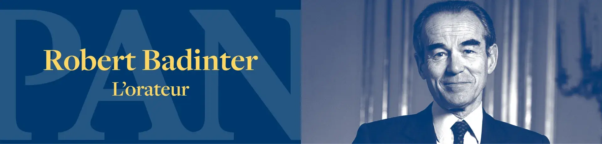 Robert Badinter, l'orateur