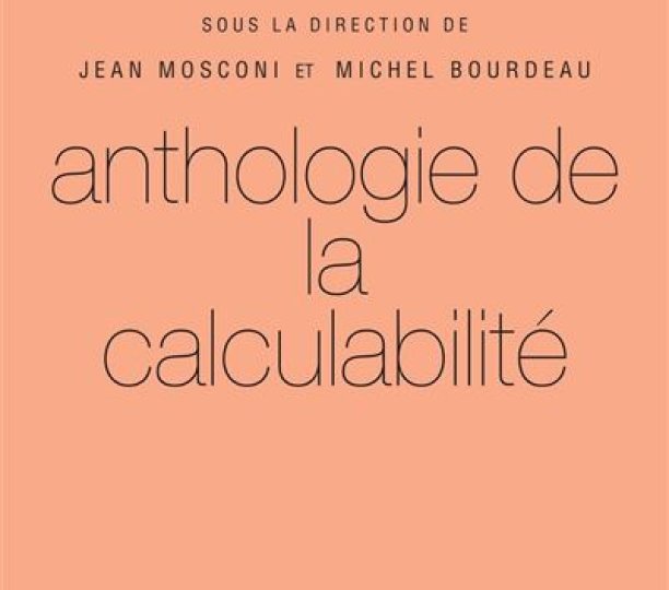 Anthologie de la calculabilité 